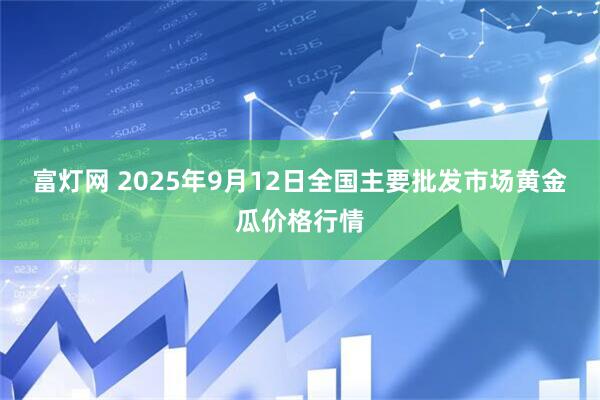 富灯网 2025年9月12日全国主要批发市场黄金瓜价格行情